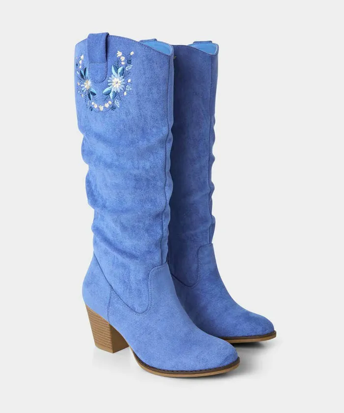 Women Joe Browns The Blue Tall Slouch Boots Blue Women Joe Browns The Blue Tall Slouch Boots Blue