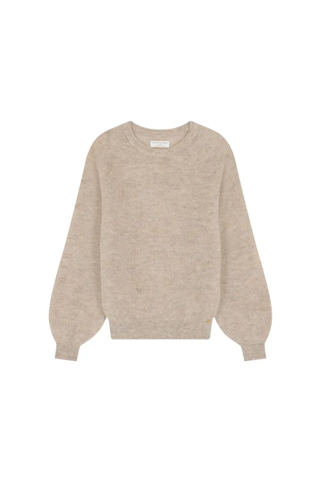 Women Jumper Carlos Granite Pull Super Mohair Gris Chin Des Petits Hauts Jumpers and Cardigans