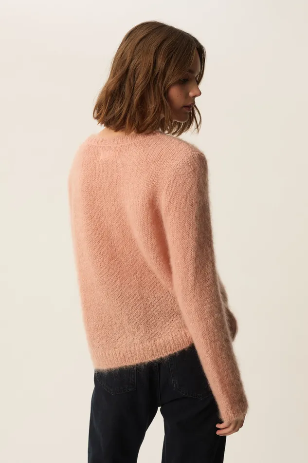 Women Jumper Chouky Naturel Pull Mohair Beige Des Petits Hauts Jumpers and Cardigans