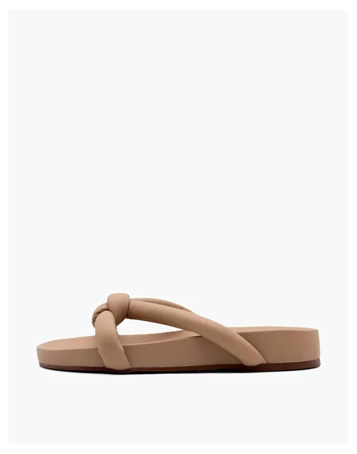 Women KAANAS Kuantan Chunky Knot Pool Slide Sand Madewell Sandals Women KAANAS Kuantan Chunky Knot Pool Slide Sand Madewell Sandals