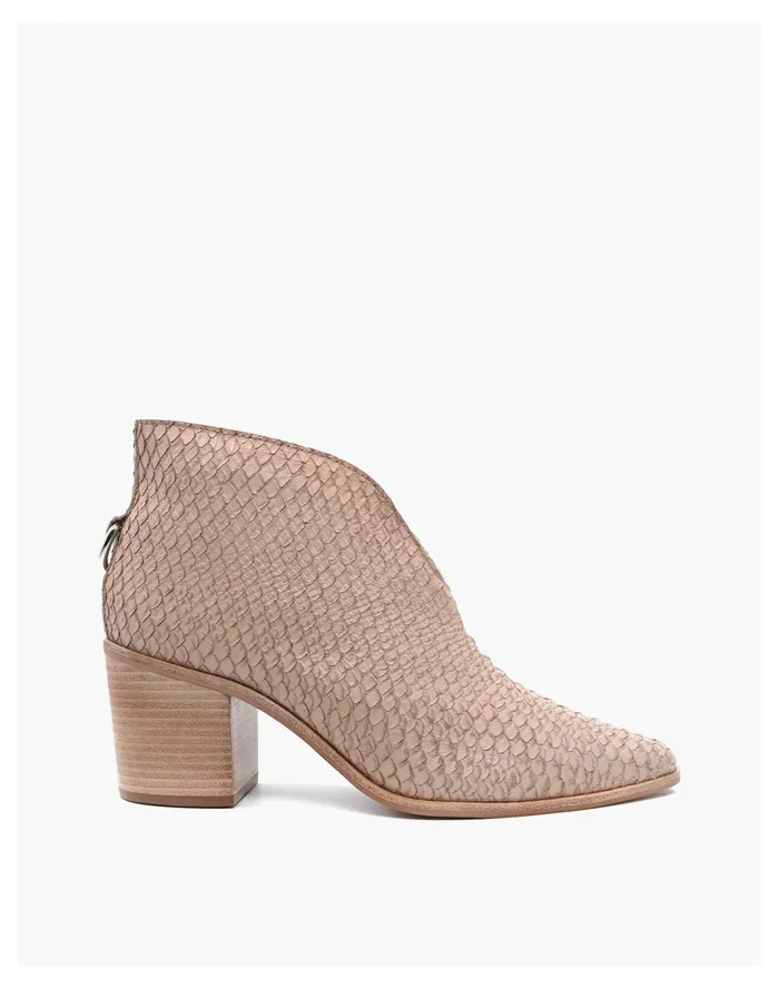 Women KAANAS Morellino Snake Open Front Booties Nutmeg Madewell Boots Women KAANAS Morellino Snake Open Front Booties Nutmeg Madewell Boots
