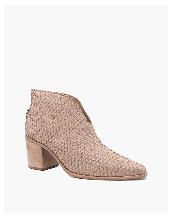 Women KAANAS Morellino Snake Open Front Booties Nutmeg Madewell Boots Women KAANAS Morellino Snake Open Front Booties Nutmeg Madewell Boots
