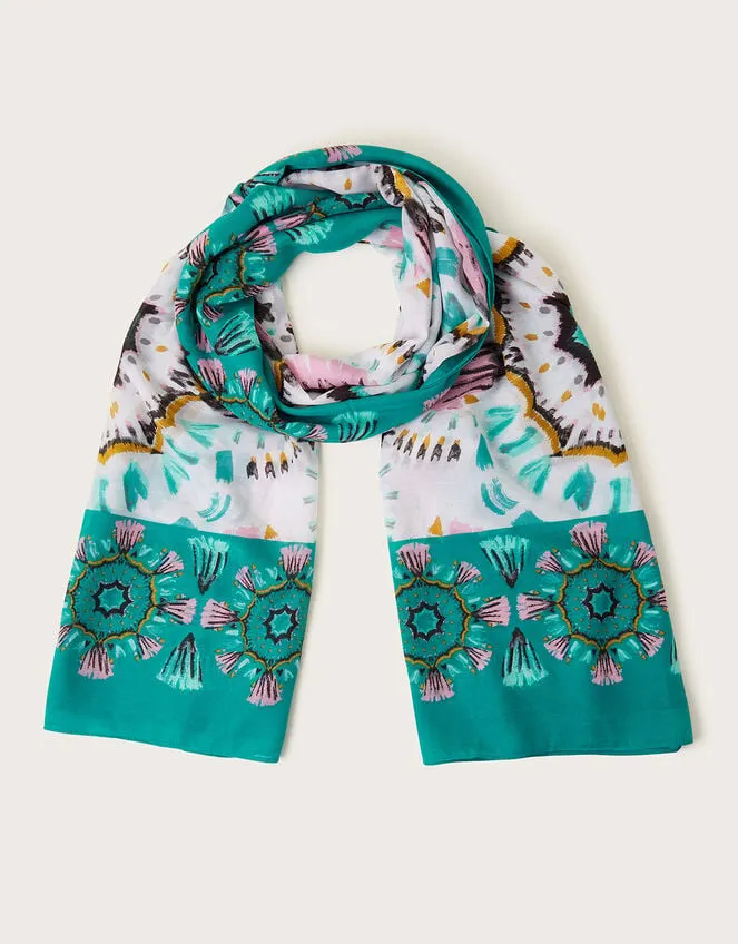 Women Kaleidoscope Lightweight Scarf Monsoon Scarves