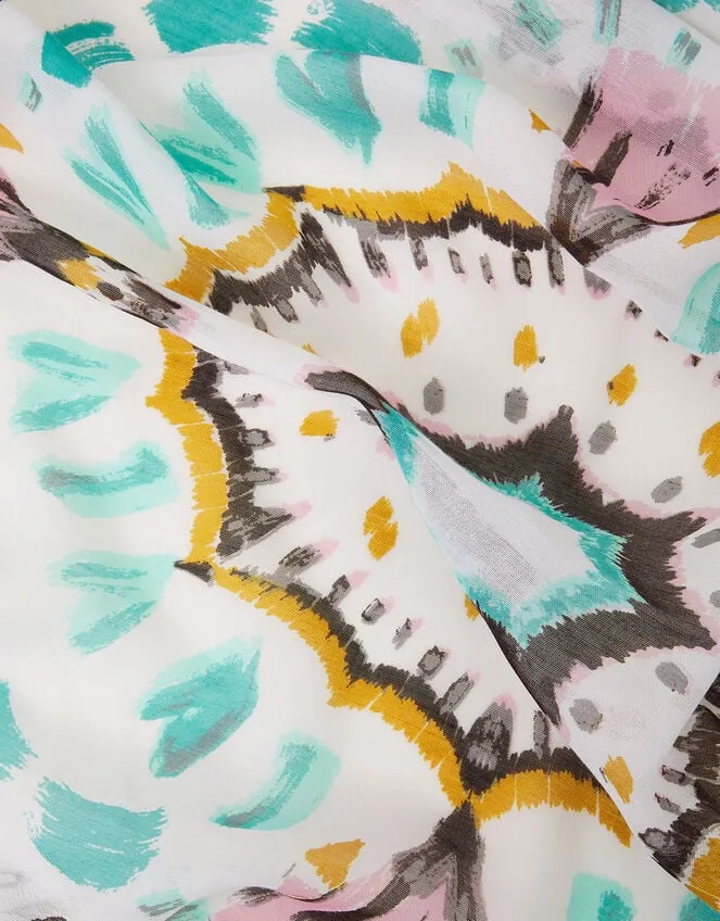 Women Kaleidoscope Lightweight Scarf Monsoon Scarves