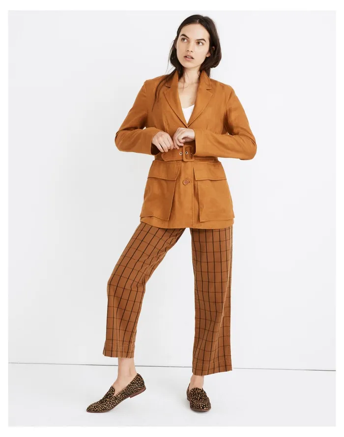 Women Karen Walker Chamomile Blazer Golden Oak Madewell Jackets