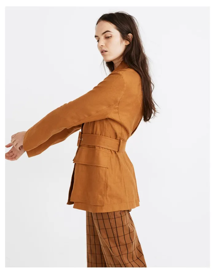 Women Karen Walker Chamomile Blazer Golden Oak Madewell Jackets Women Karen Walker Chamomile Blazer Golden Oak Madewell Jackets