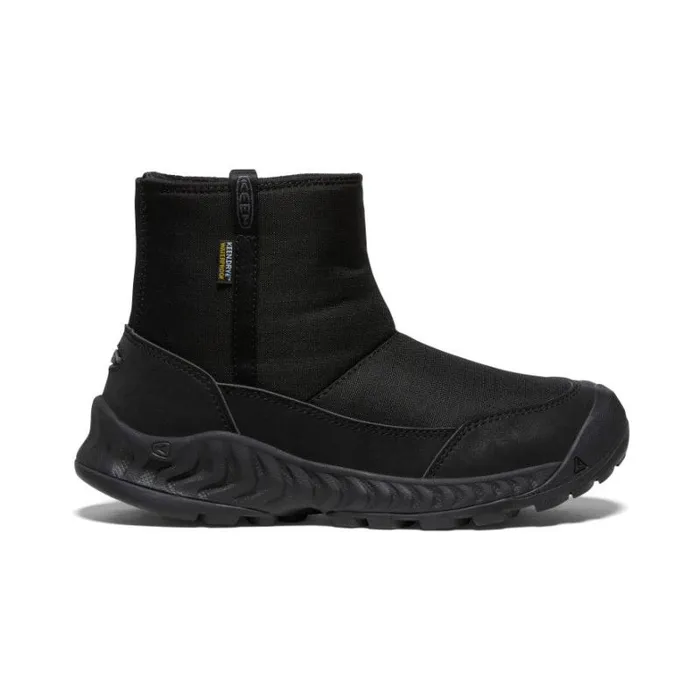 Women KEEN Boots Hood NXIS Pull On Waterproof Black Boot
