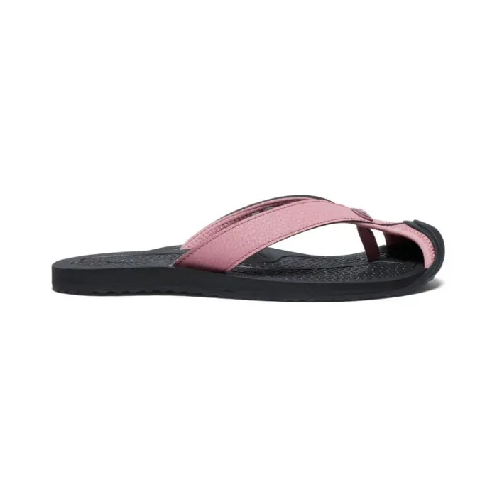 Women KEEN Casual Barbados Nostalgia RoseBrindle Leather FlipFlop