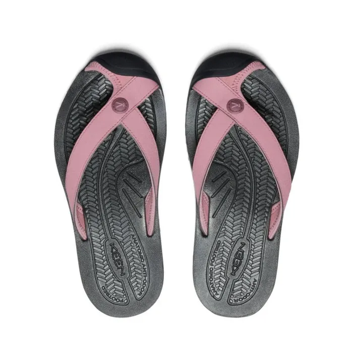 Women KEEN Casual Barbados Nostalgia RoseBrindle Leather FlipFlop Women KEEN Casual Barbados Nostalgia RoseBrindle Leather FlipFlop