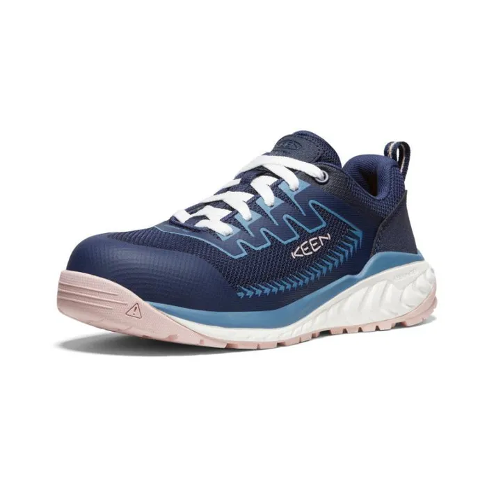 Women KEEN Shoes Arvada CarbonFiber Toe Blue Work Shoe Women KEEN Shoes Arvada CarbonFiber Toe Blue Work Shoe
