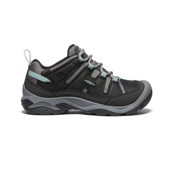 Women KEEN Shoes Circadia Waterproof Shoe BlackCloud Blue