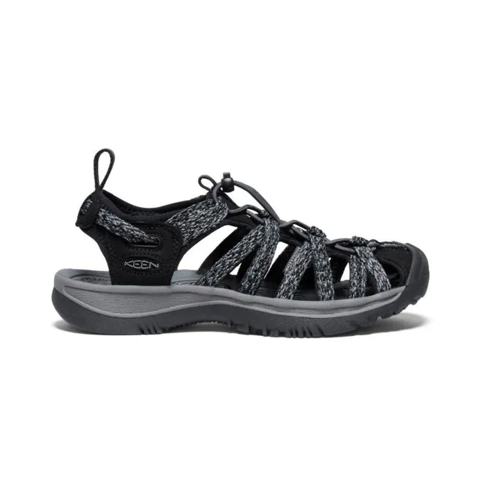 Women KEEN Water Whisper BlackSteel Grey Closed Toe Sandal