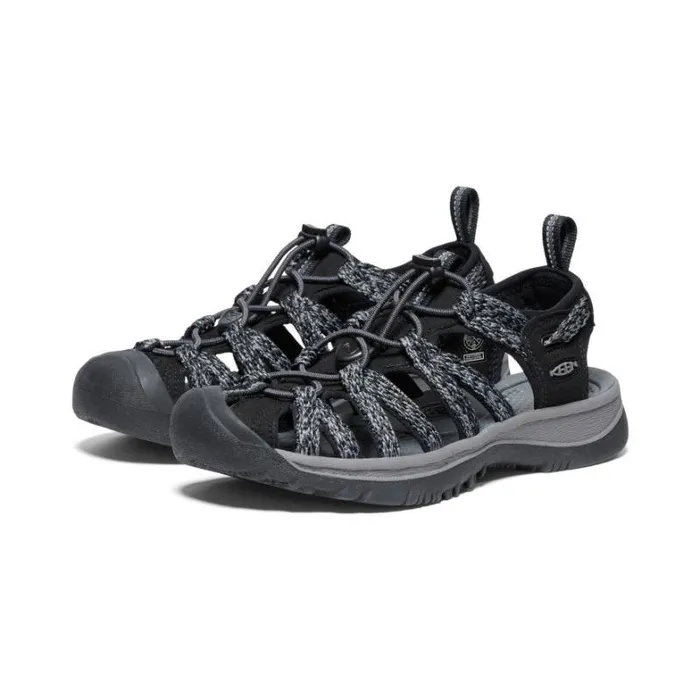 Women KEEN Water Whisper BlackSteel Grey Closed Toe Sandal Women KEEN Water Whisper BlackSteel Grey Closed Toe Sandal