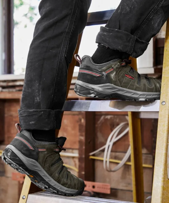 Women KEEN Work Boots and Shoes Flint II Steel Toe MagnetRose Women KEEN Work Boots and Shoes Flint II Steel Toe MagnetRose