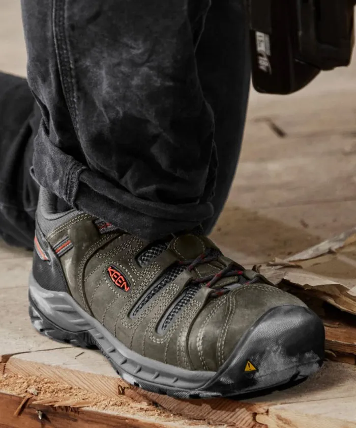 Women KEEN Work Boots and Shoes Flint II Steel Toe MagnetRose Women KEEN Work Boots and Shoes Flint II Steel Toe MagnetRose