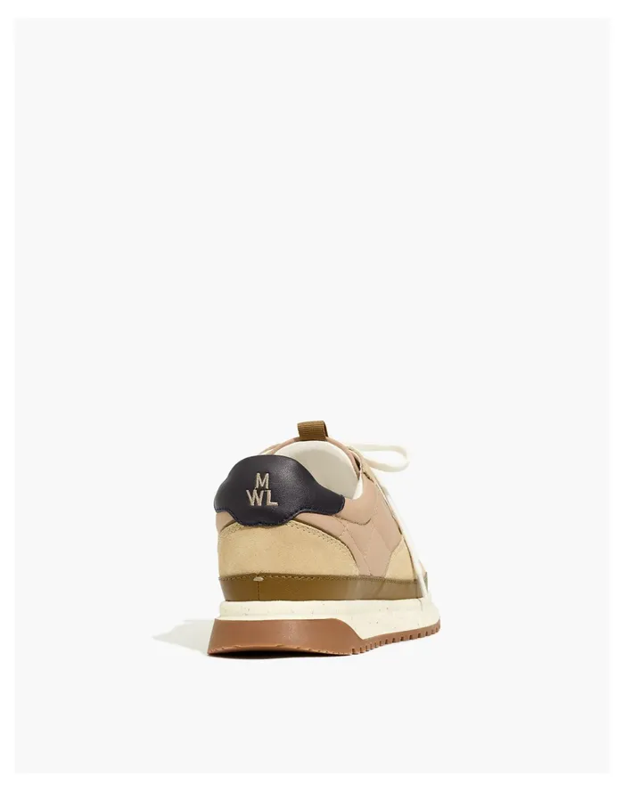 Women Kickoff Trainer Sneakers In Quilted Recycled Nylon Drill Khaki Multi Madewell Sneakers Women Kickoff Trainer Sneakers In Quilted Recycled Nylon Drill Khaki Multi Madewell Sneakers