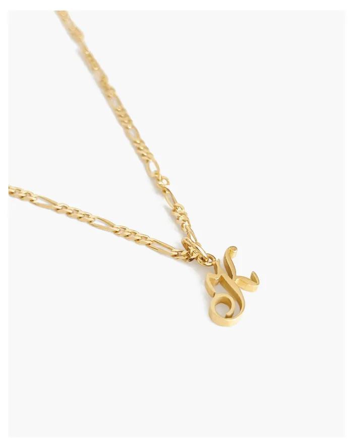 Women Kinn Love Letter Charm Pendant Letter A Madewell 14K GoldPlated Women Kinn Love Letter Charm Pendant Letter A Madewell 14K GoldPlated