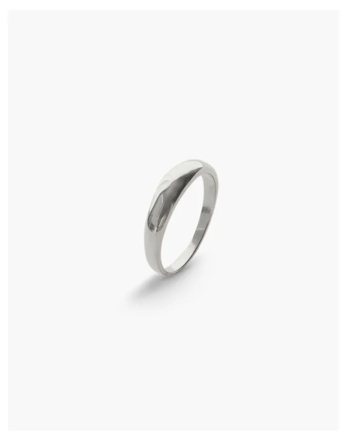 Women Kinn Silver Dare To Love Dome Ring I Silver Madewell 14K GoldPlated