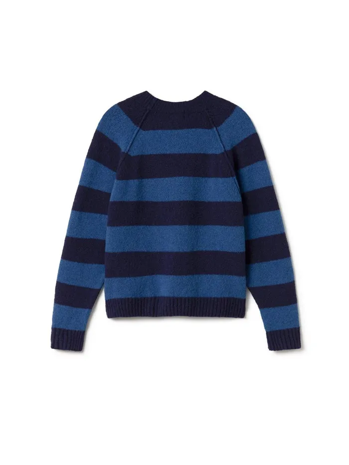 Women Knits Women 8211 Ballywalker 8211 Blue Stripes TWOTHIRDS Knits