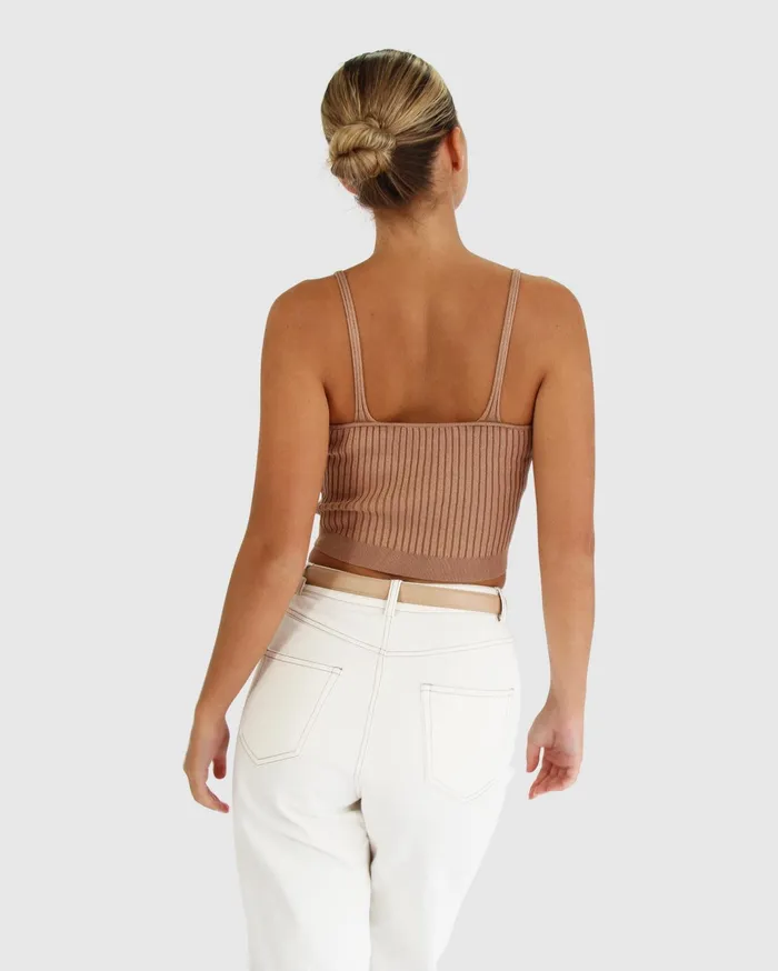 Women Knitwear Belle and Bloom All I Need Knit Crop 8211 Oat