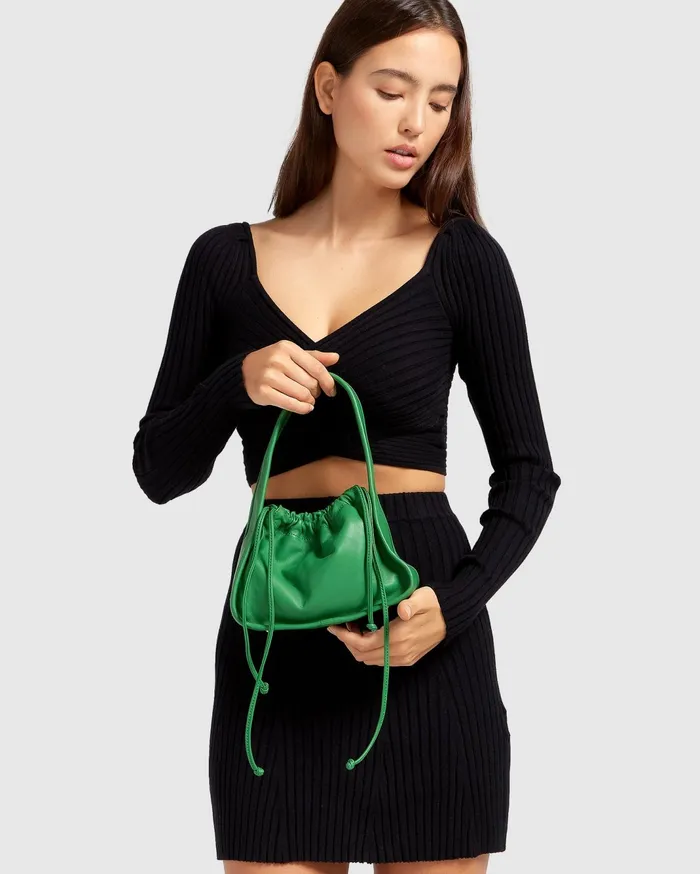 Women Knitwear Belle and Bloom Forget Me Not Knit Crop 8211 Black