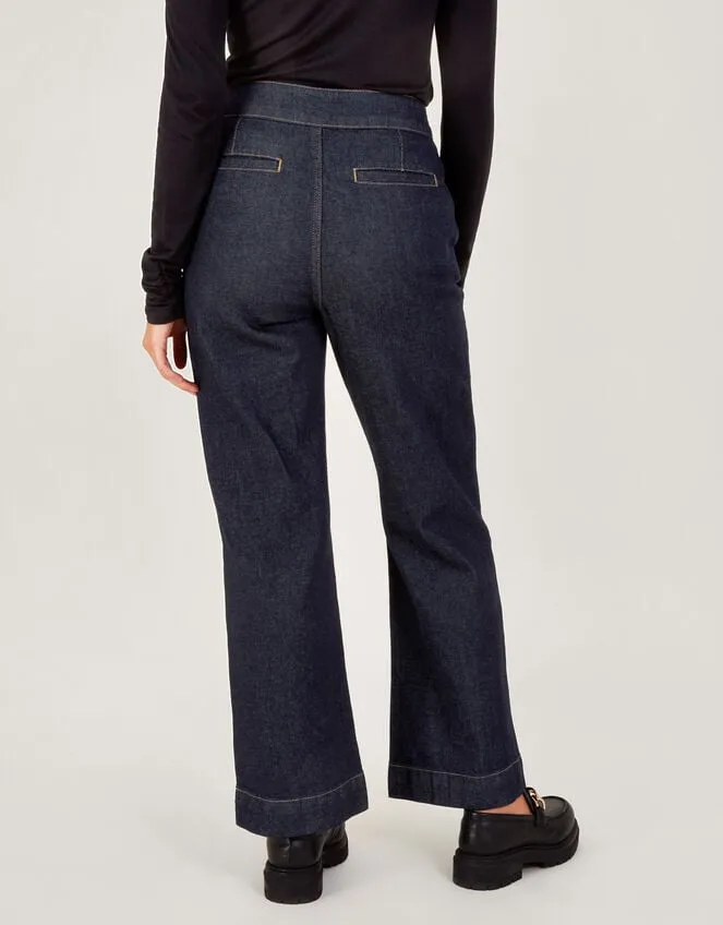 Women Lara Wide Leg Jean Blue Monsoon Trousers and Jeans