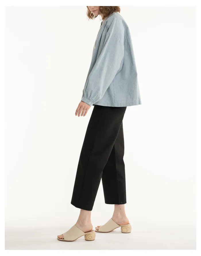 Women LAUDE The Label Francoise Top Light Blue Madewell Tops and Shirts Women LAUDE The Label Francoise Top Light Blue Madewell Tops and Shirts