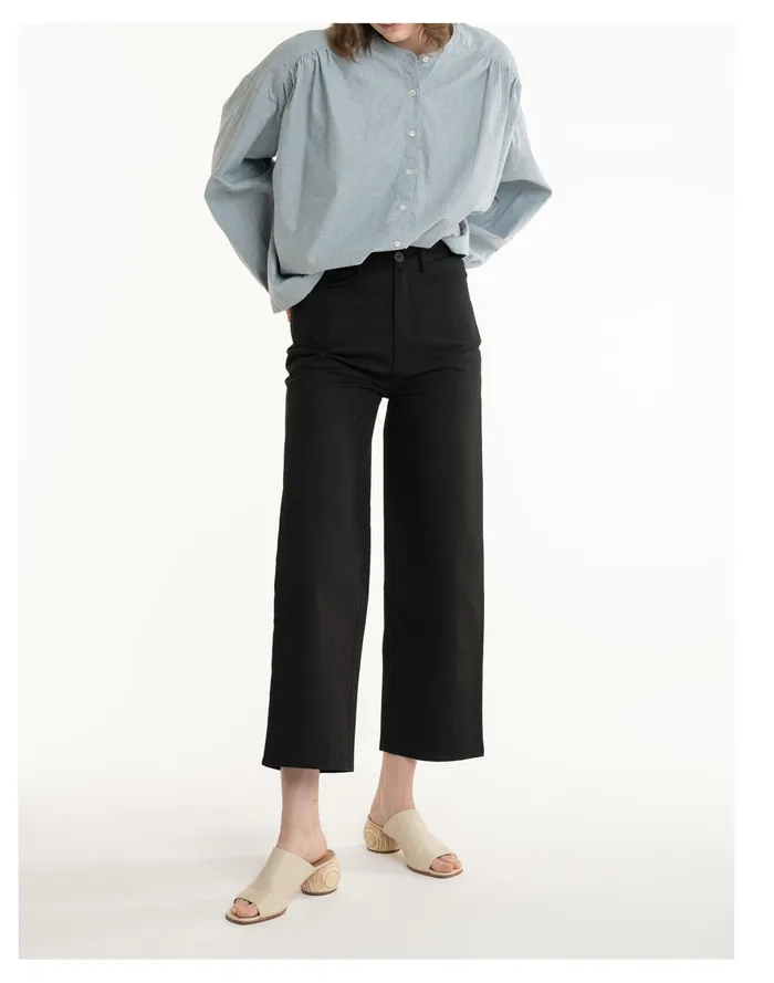 Women LAUDE The Label Francoise Top Light Blue Madewell Tops and Shirts Women LAUDE The Label Francoise Top Light Blue Madewell Tops and Shirts