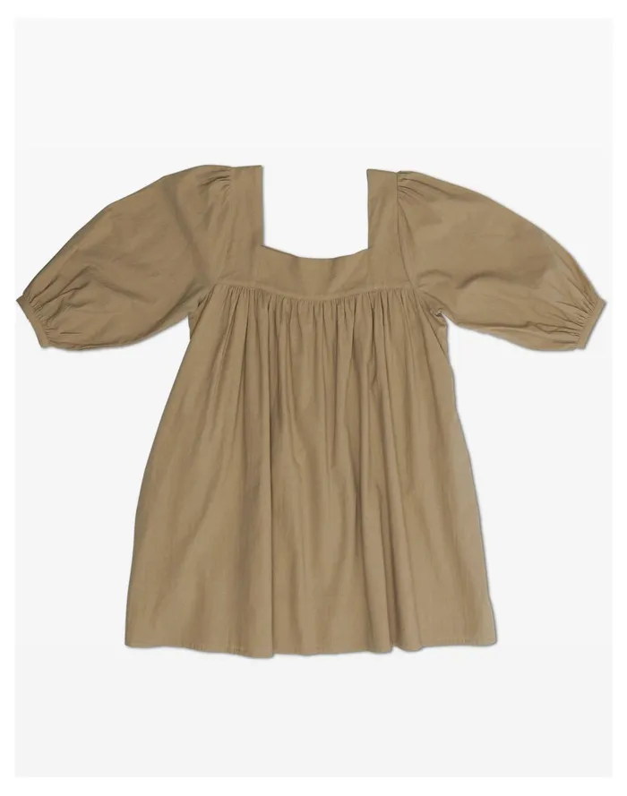 Women LAUDE The Label Square Neck Dress Sand Madewell Dresses Women LAUDE The Label Square Neck Dress Sand Madewell Dresses