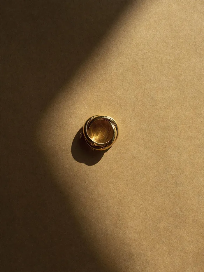 Women LI STUDIO 8211 The Sofie Ring In Gold The UNDONE Rings