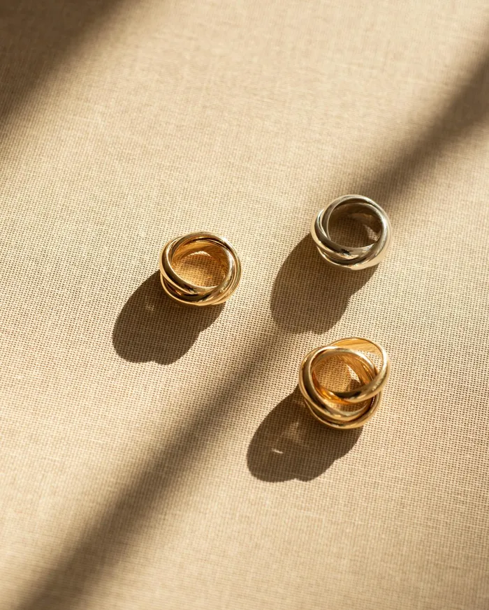 Women LI STUDIO 8211 The Sofie Ring In Gold The UNDONE Rings