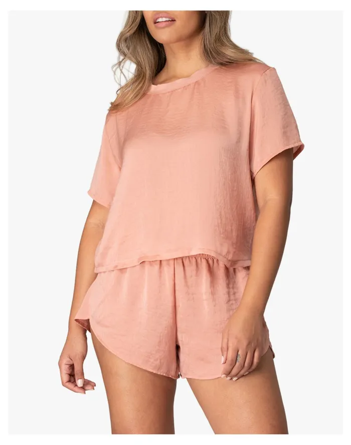Women LIVELY The Boxer Lounge Short Light Pink Madewell Pajamas