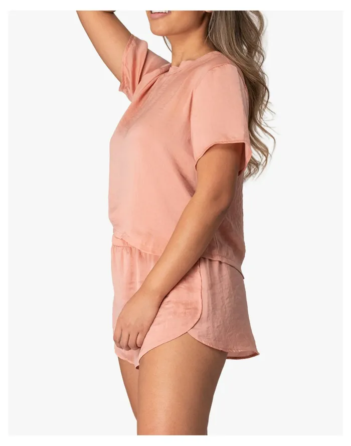 Women LIVELY The Boxer Lounge Short Light Pink Madewell Pajamas Women LIVELY The Boxer Lounge Short Light Pink Madewell Pajamas
