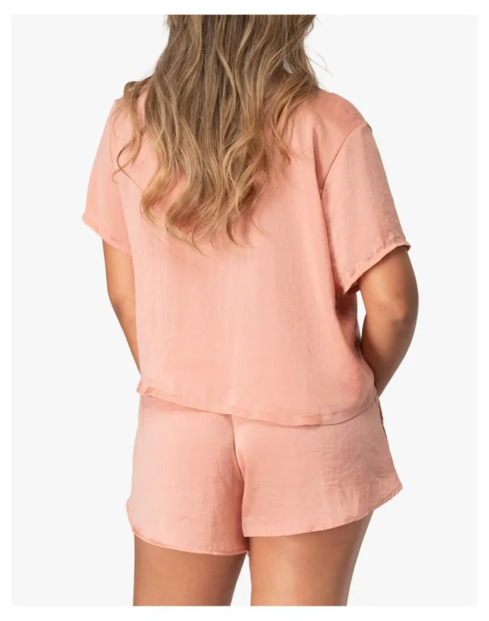 Women LIVELY The Boxer Lounge Short Light Pink Madewell Pajamas Women LIVELY The Boxer Lounge Short Light Pink Madewell Pajamas