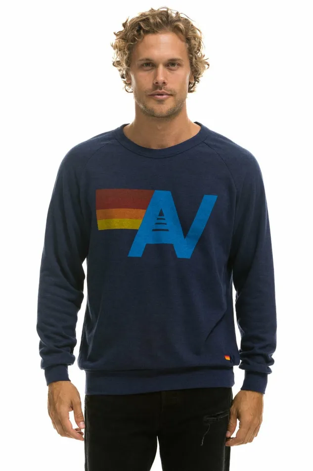 Women LOGO SWEATSHIRT 8211 NAVY Aviator Nation UnisexCrewSweatshirt Women LOGO SWEATSHIRT 8211 NAVY Aviator Nation UnisexCrewSweatshirt