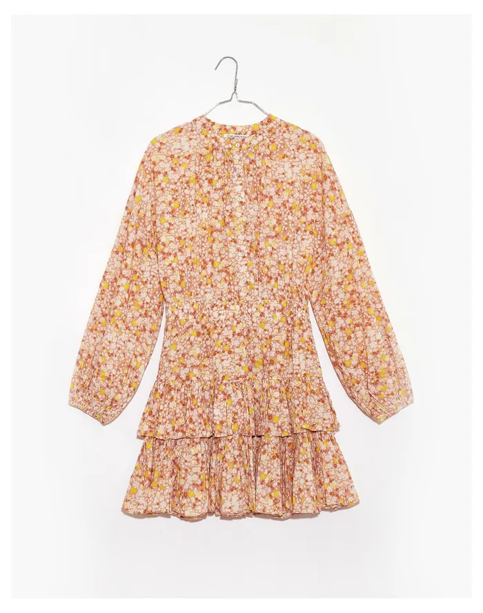Women Maia Bergman IZA DRESS Pink Multi Madewell Dresses