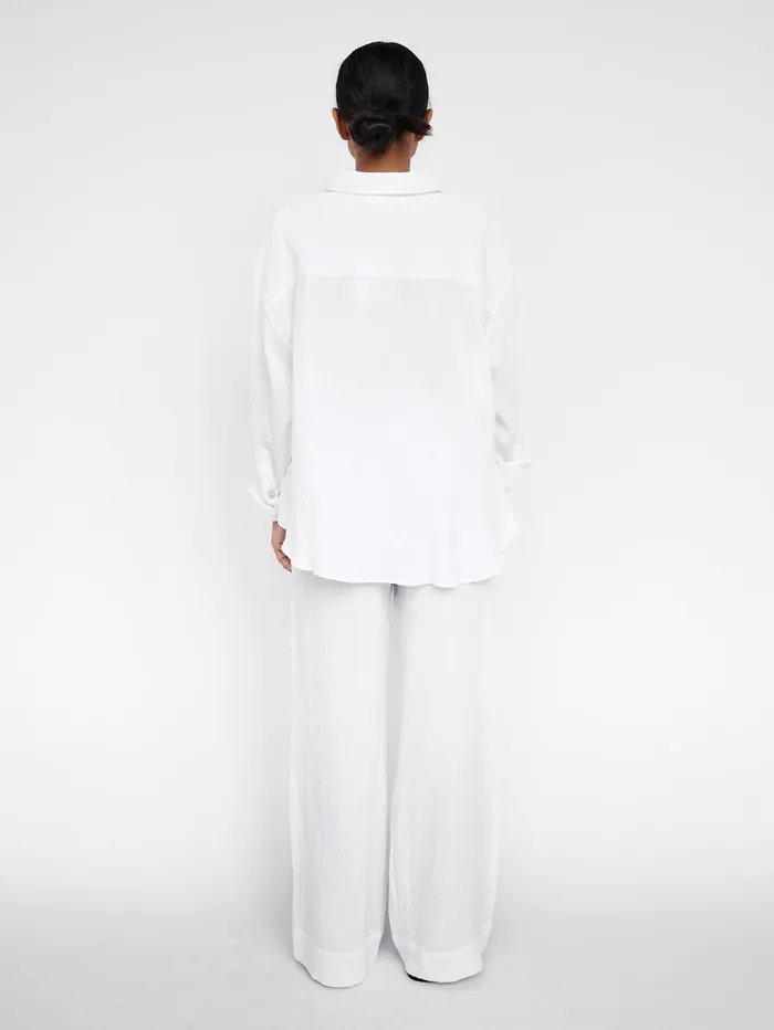 Women Maison Essentiele 8211 Core Pant In White The UNDONE Pants