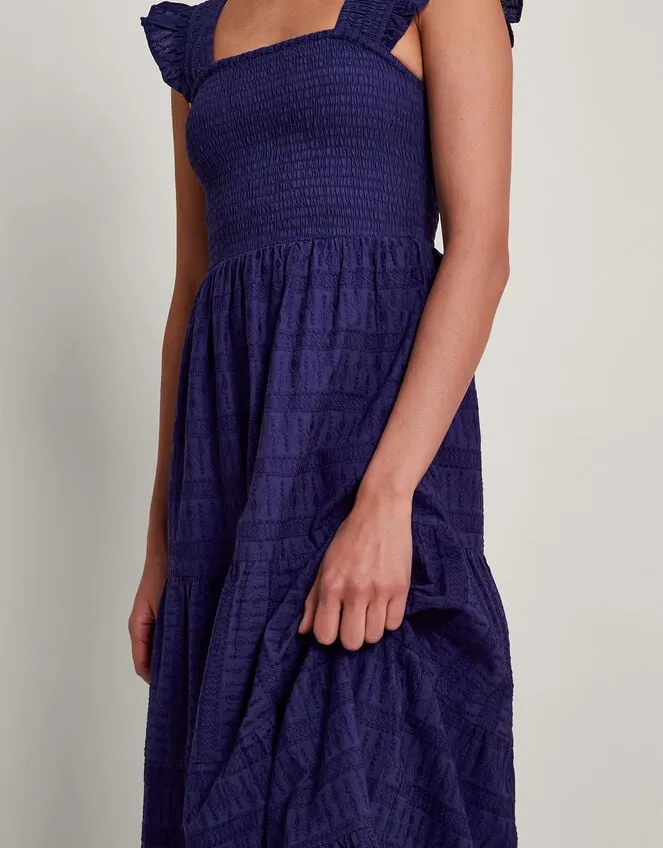 Women Malia Embroidered Dress Blue Monsoon Dresses