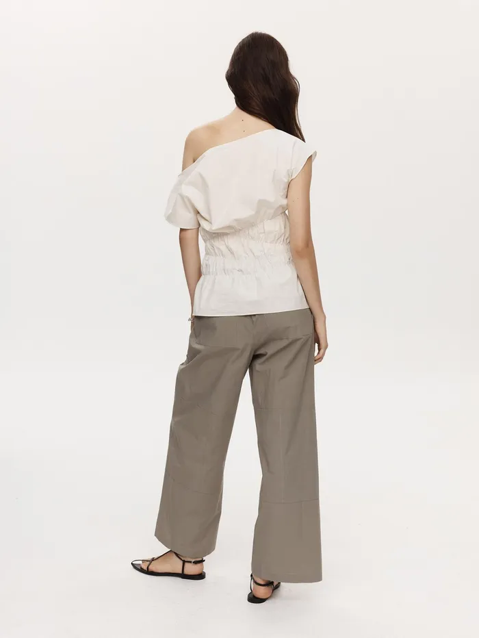 Women Marle 8211 Aida Top In Ivory The UNDONE Tops