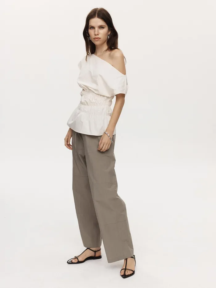 Women Marle 8211 Aida Top In Ivory The UNDONE Tops