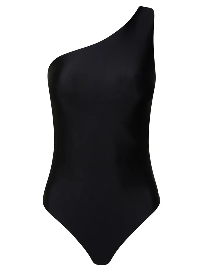 Women Matteau 8211 Asymmetric Maillot In Black The UNDONE Swimwear