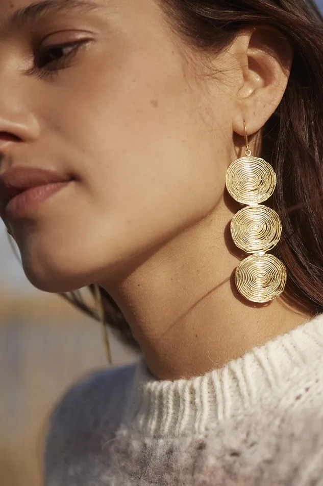 Women Melena Max Or Earrings Des Petits Hauts Jewellery Dph X Feeka