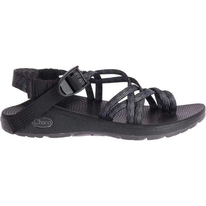 WomenMen Chaco Z Adjustable Sandals Zx2 Cloud Dual Adjustable Straps WideWidth Cushioned Sandal Limb Black