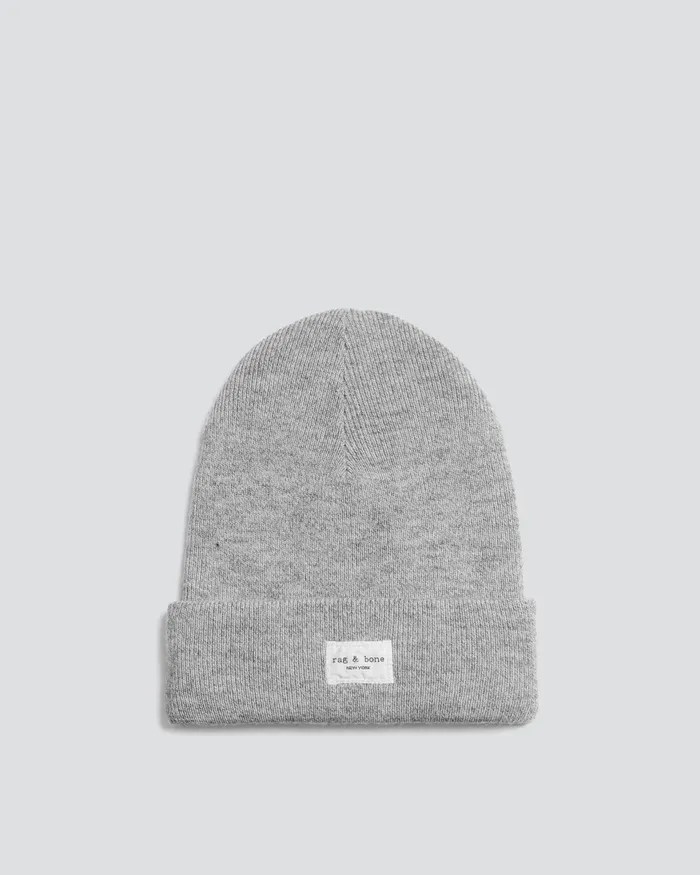 WomenMen Rag and Bone Hats Addison Beanie Grey