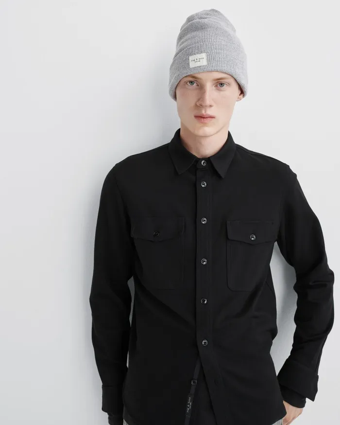 WomenMen Rag and Bone Hats Addison Beanie Grey