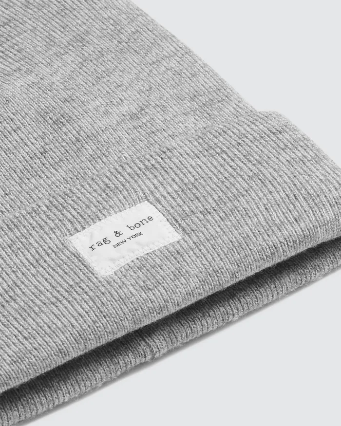 WomenMen Rag and Bone Hats Addison Beanie Grey