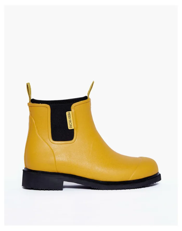 Women Merry People Bobbi Rain Boots In Mustard Pale Chamois Madewell Boots Women Merry People Bobbi Rain Boots In Mustard Pale Chamois Madewell Boots