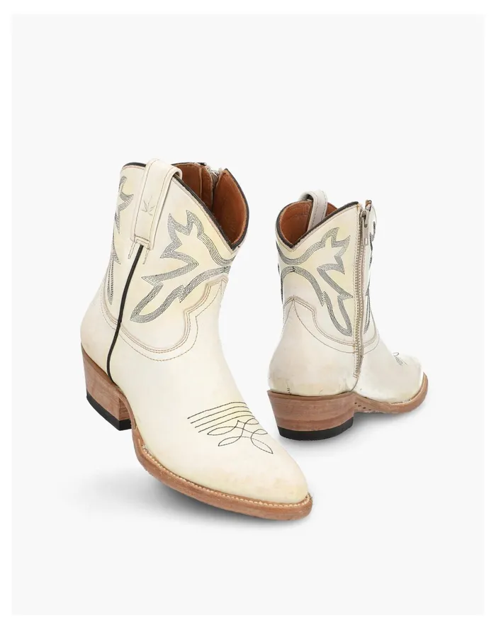 Women Mezcalero MAYE WHITE ISRAEL BOOT White Madewell Boots