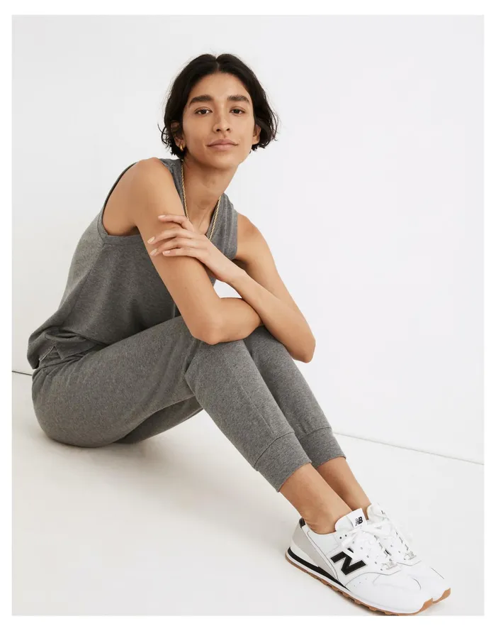 Women MWL Breeze Slim Joggers Heather Zinc Madewell Pajamas Women MWL Breeze Slim Joggers Heather Zinc Madewell Pajamas
