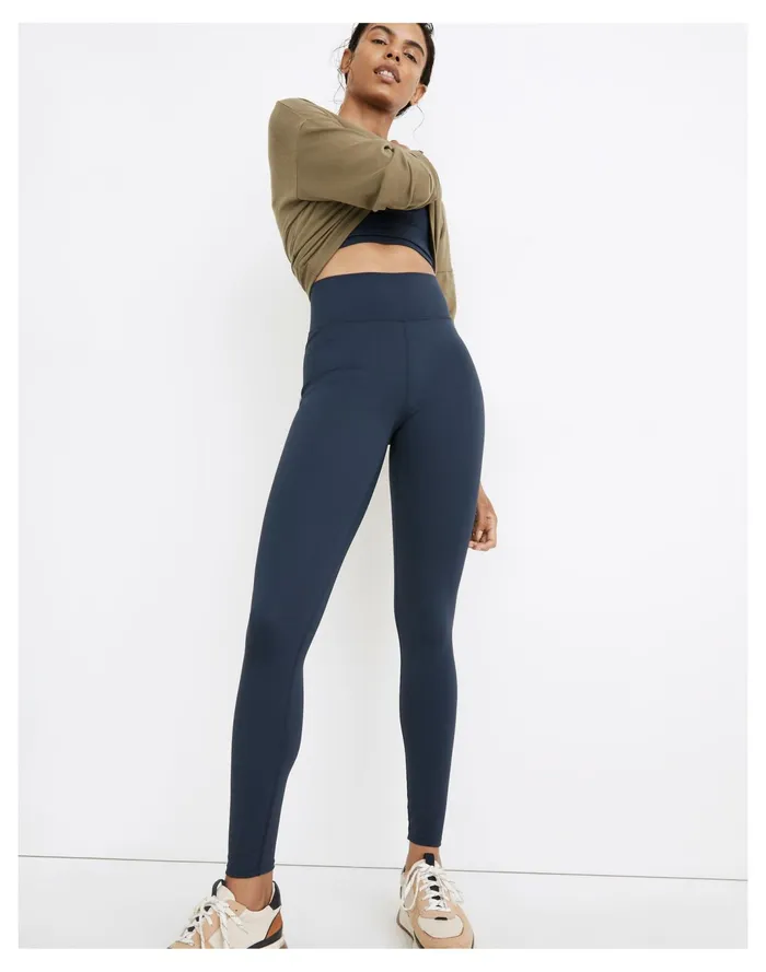 Women MWL Form High Rise 28034 Leggings Dark Nightfall Madewell Activewear